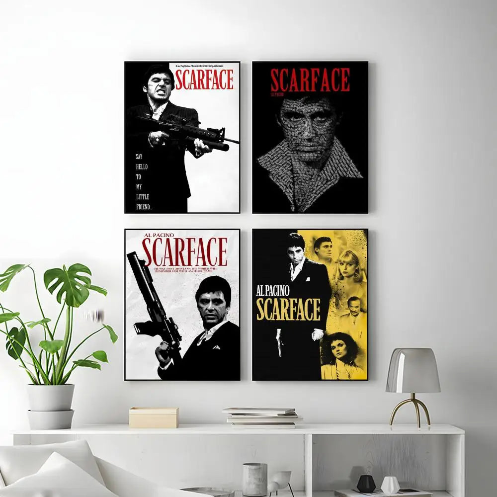 Waterproof Vintage Movie Poster Wall Decal