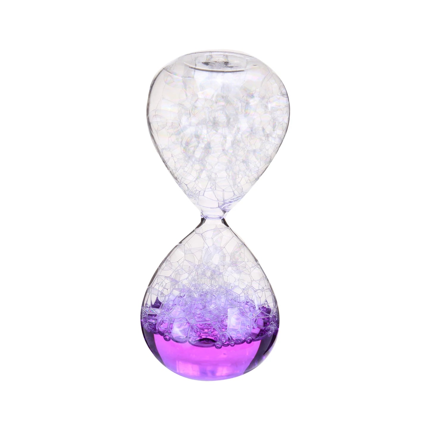 Crystal Bubble Hourglass Decor