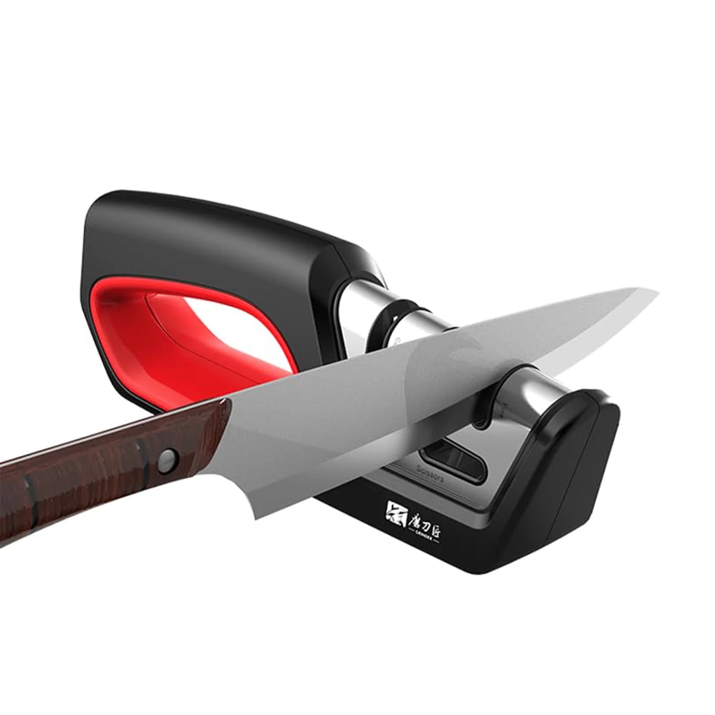 Four-Stage Knife and Scissor Sharpener