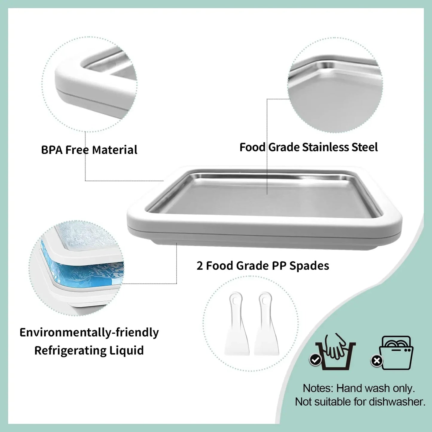 Multifunctional Rolled Ice Cream Maker