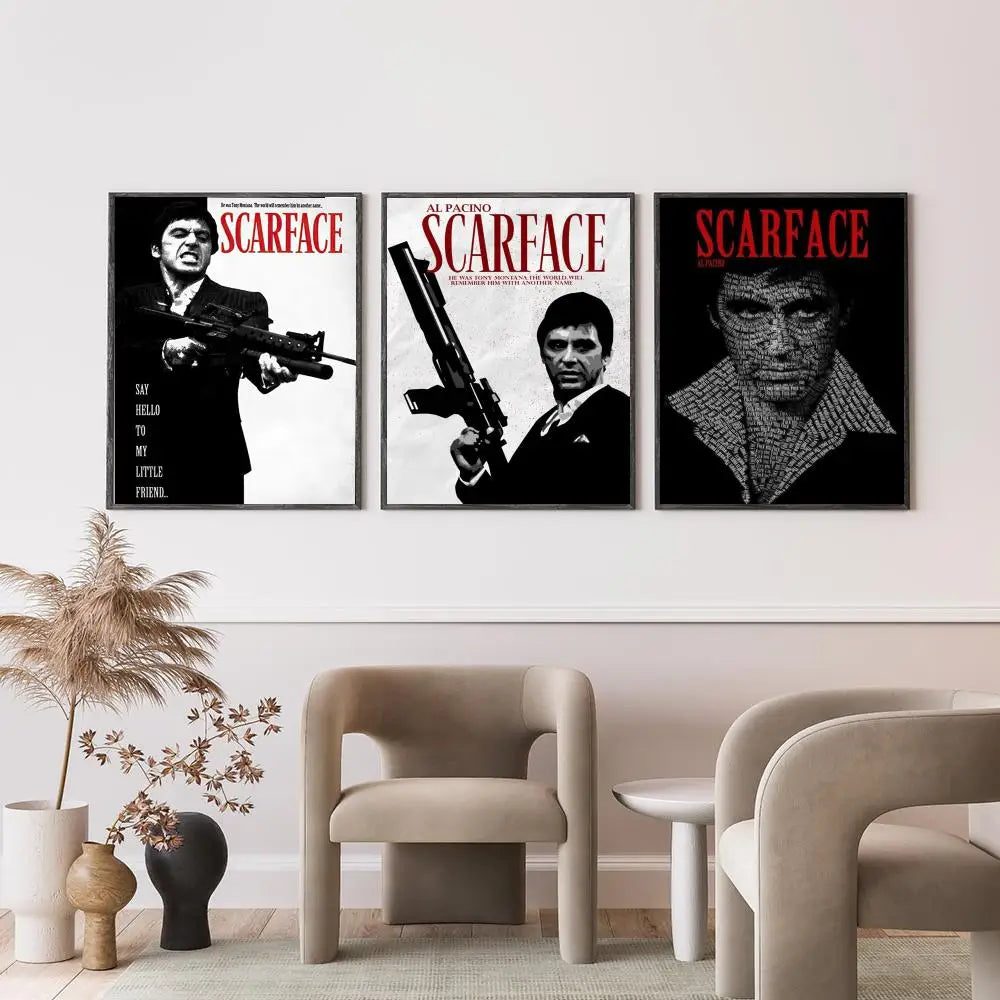 Waterproof Vintage Movie Poster Wall Decal