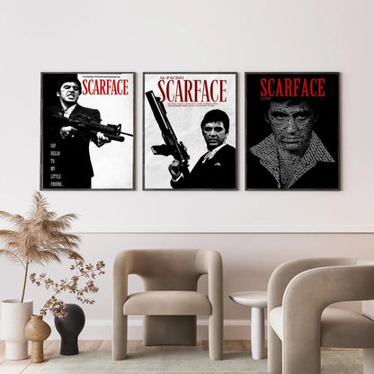 Waterproof Vintage Movie Poster Wall Decal