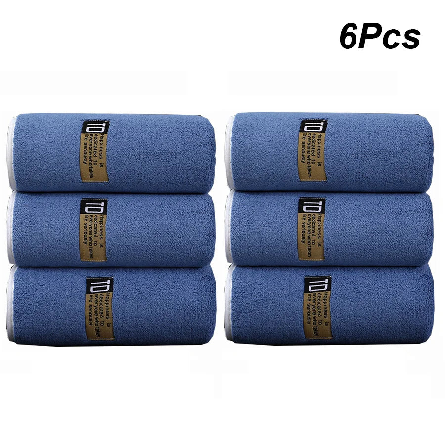 Set of 6 15.7 x 31.5-Inch Microfiber Towels