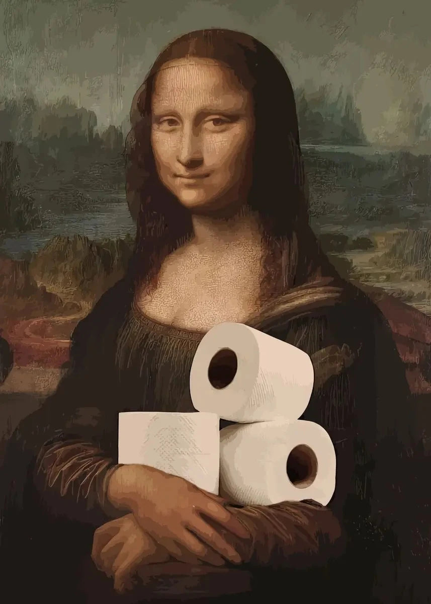 Humorous Vintage Bathroom Wall Art