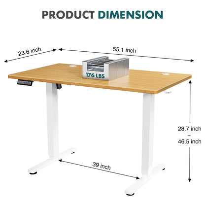 Height-Adjustable Electric Standing Desk