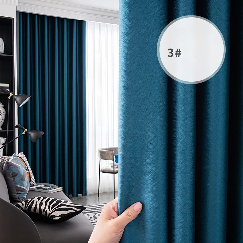 Thermal Noise-Reducing Blackout Curtains