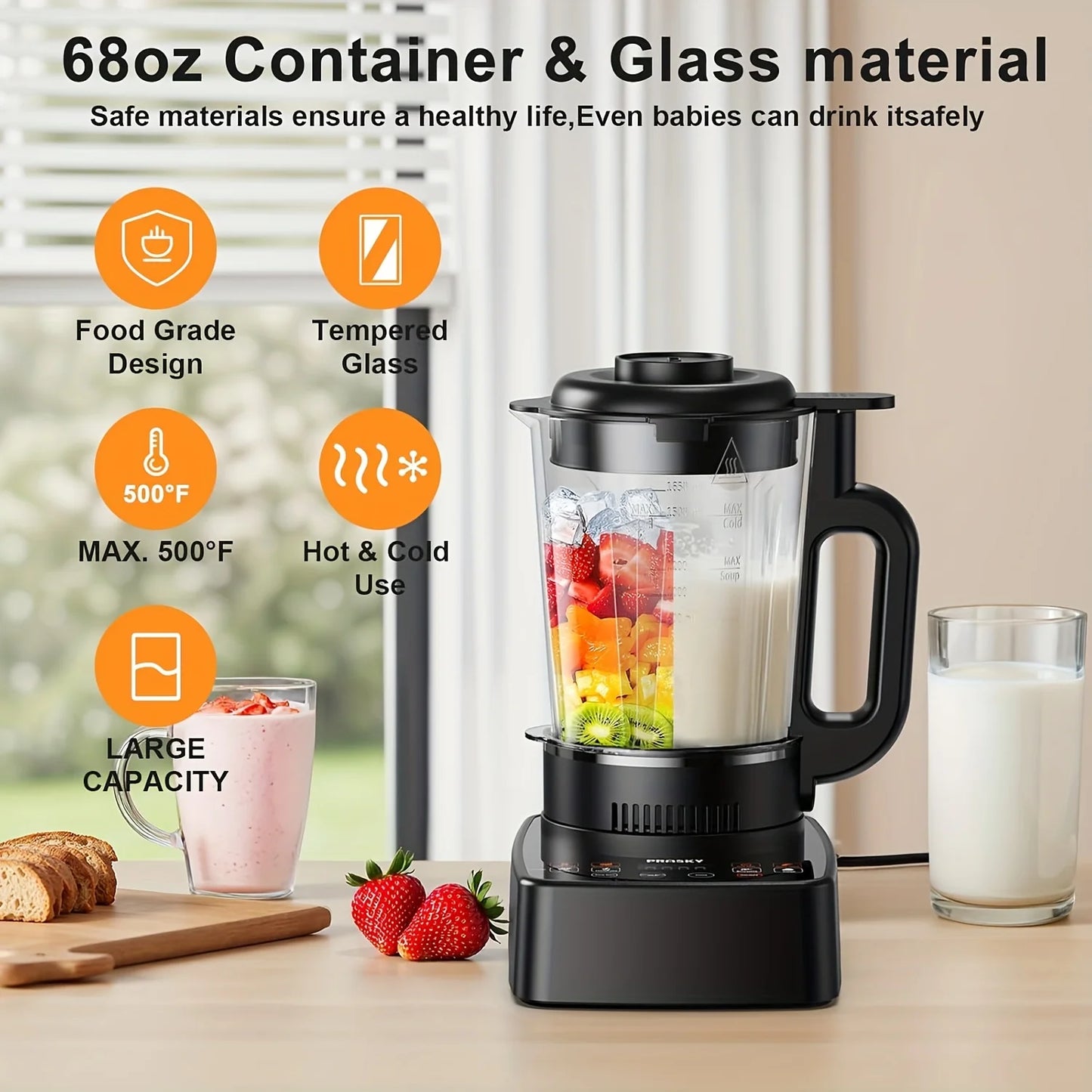 2,400-Watt Heating Blender with 55-Ounce Jar