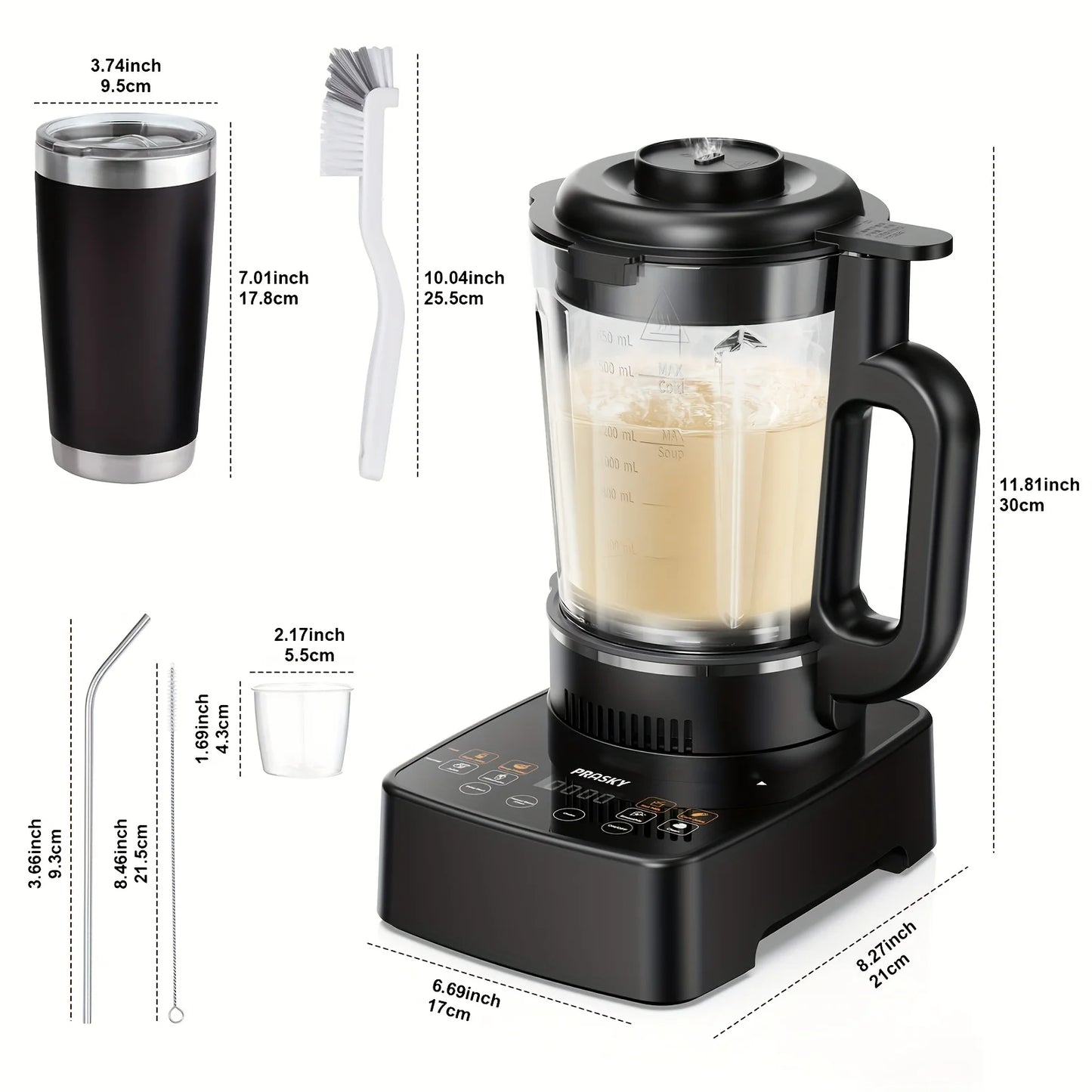 2,400-Watt Heating Blender with 55-Ounce Jar