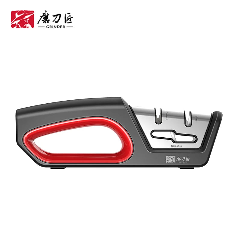 Four-Stage Knife and Scissor Sharpener
