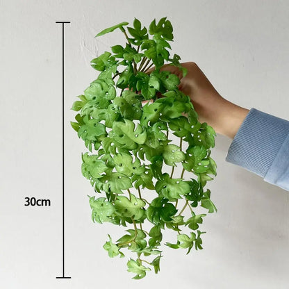 Artificial Coin Grass Wall Hanging