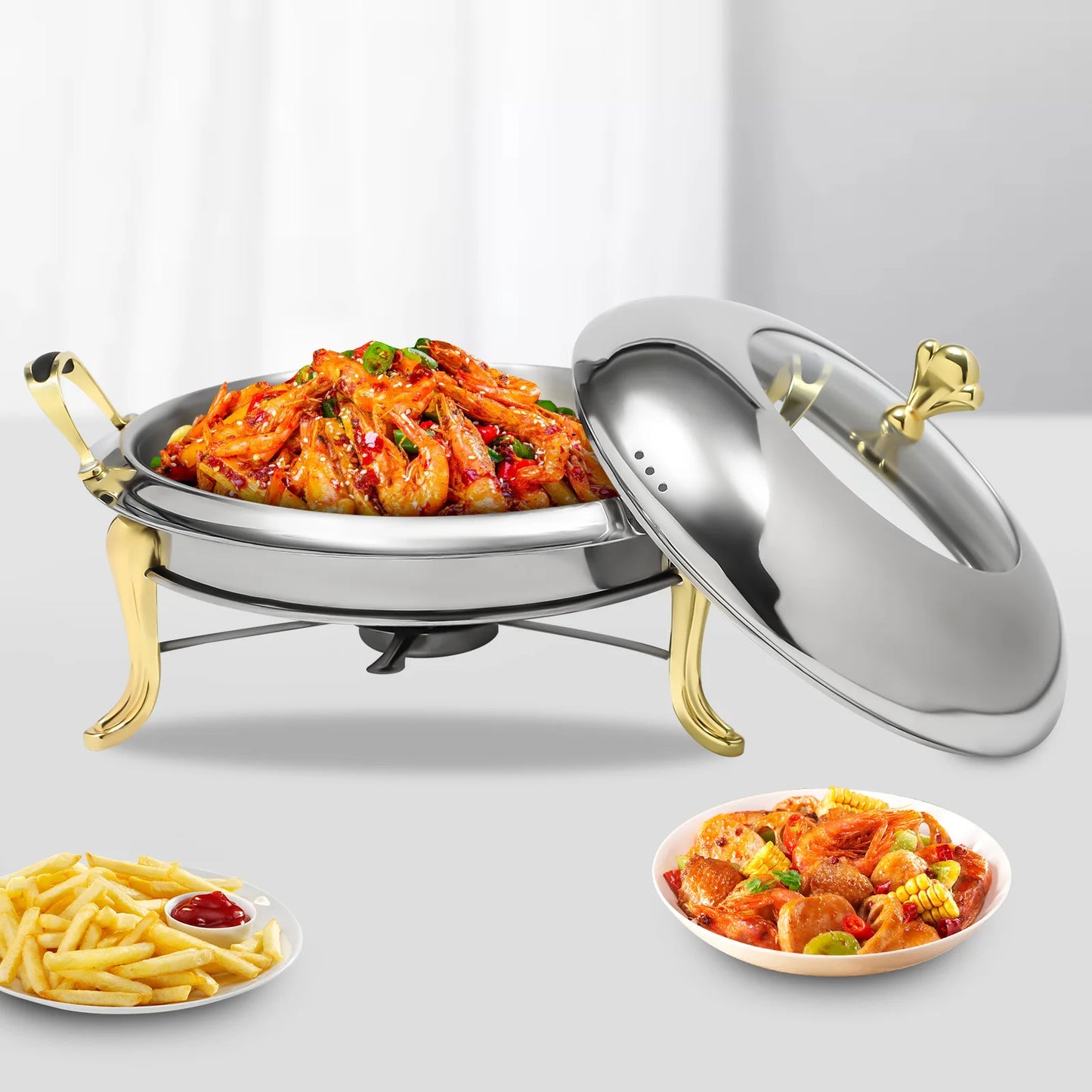 2.64-Quart Round Chafing Dish