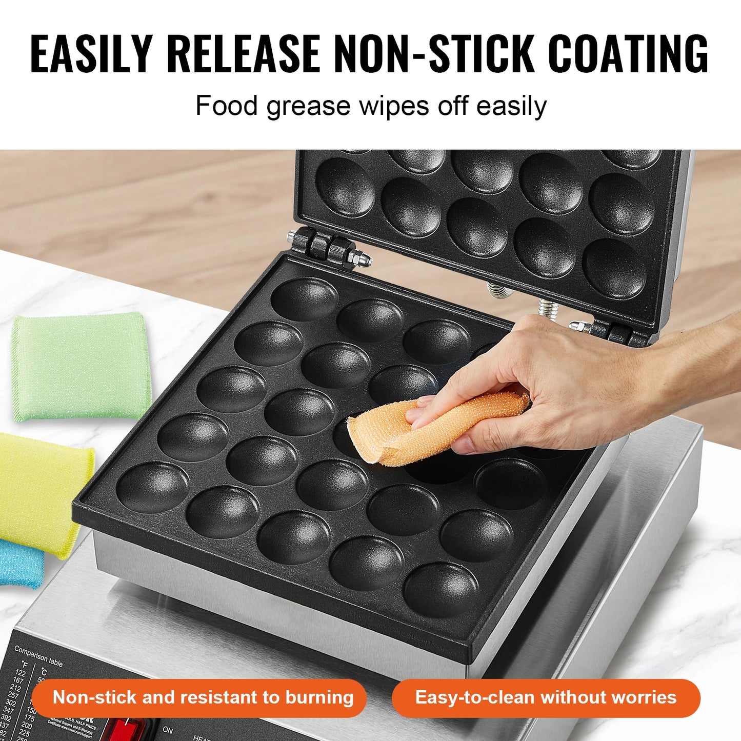 25-Piece Mini Pancake and Waffle Maker