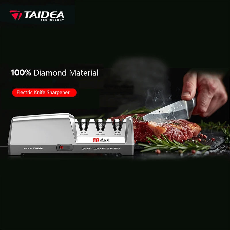 Three-Stage Electric Knife Sharpener