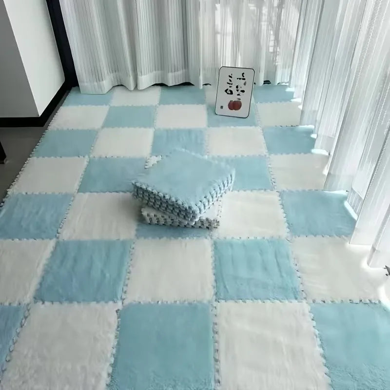 Interlocking Plush Foam Puzzle Mat