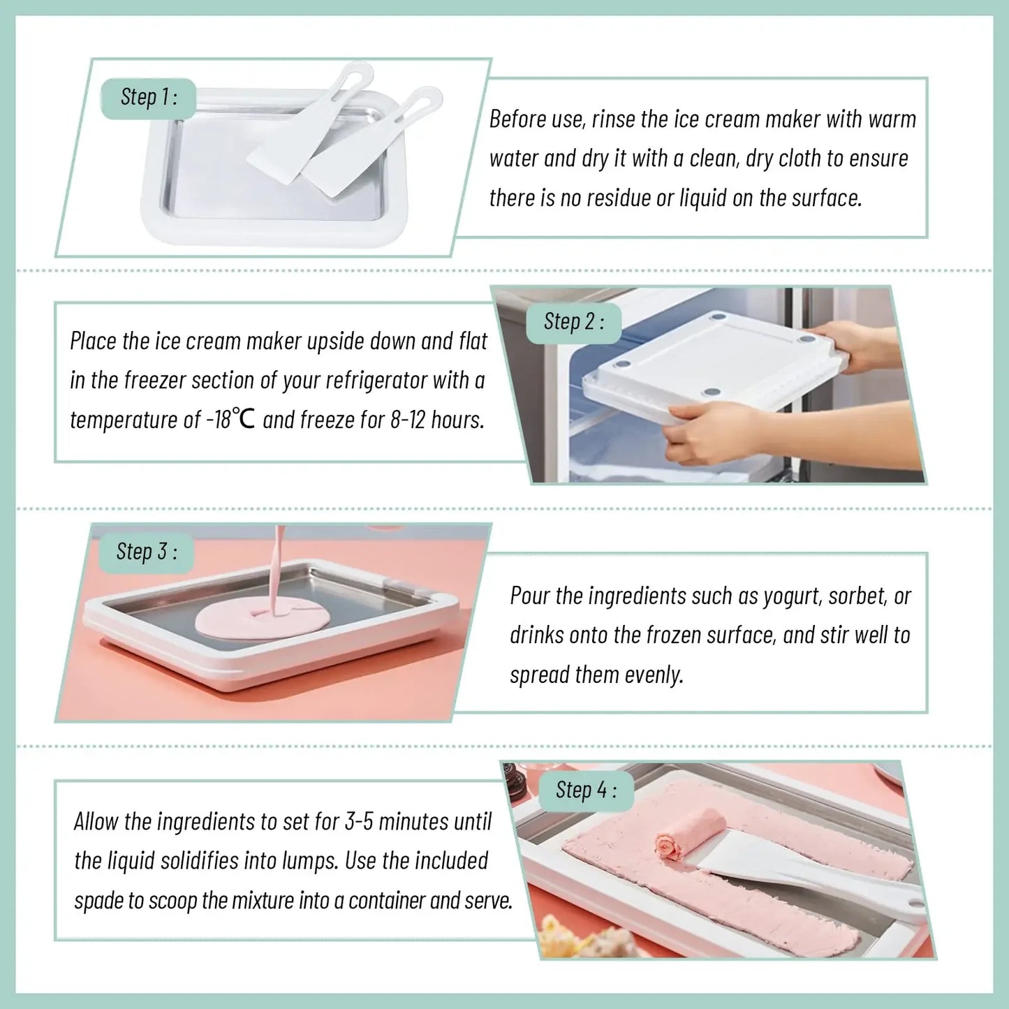 Multifunctional Rolled Ice Cream Maker