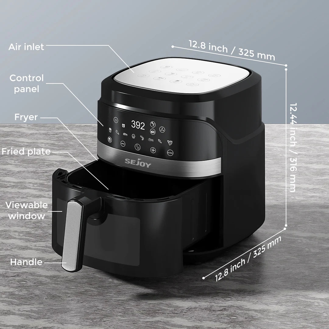 6-Quart 8-in-1 Digital Air Fryer