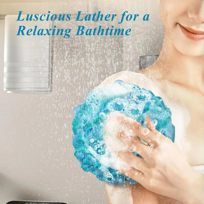 Set of 4 Large Exfoliating Loofah Sponges