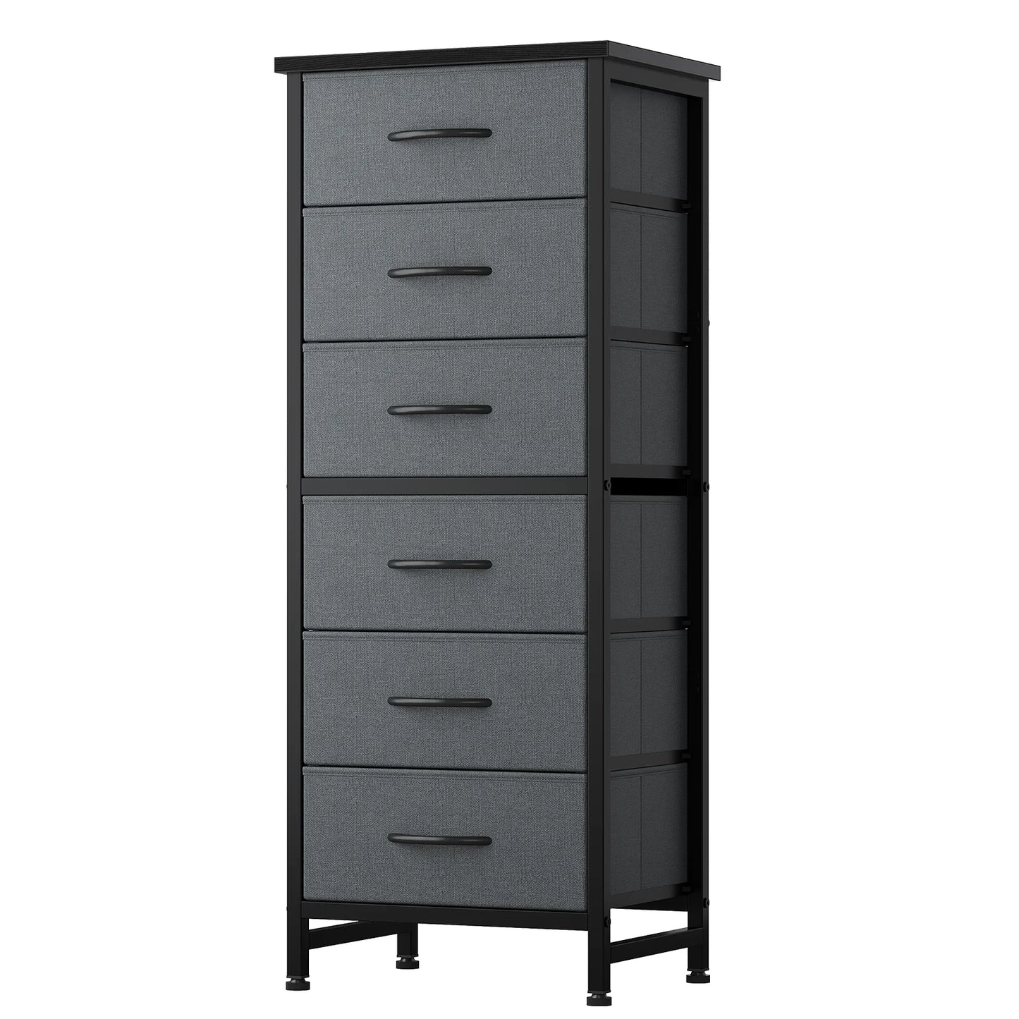 Six-Drawer Fabric Storage Dresser