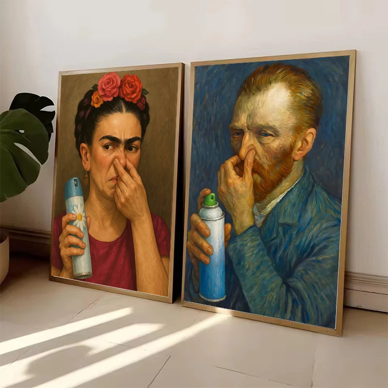 Humorous Vintage Bathroom Wall Art