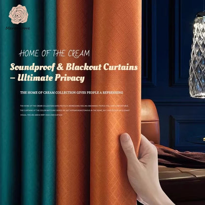 Thermal Noise-Reducing Blackout Curtains