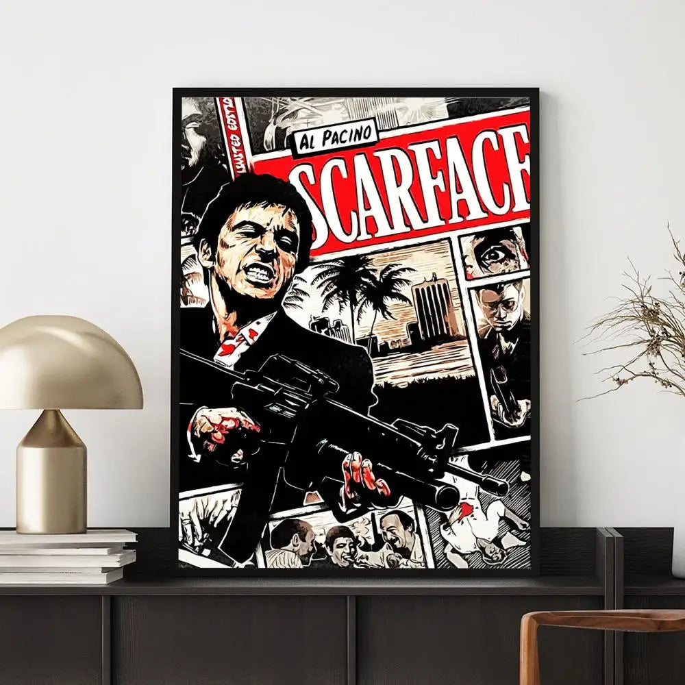Waterproof Vintage Movie Poster Wall Decal