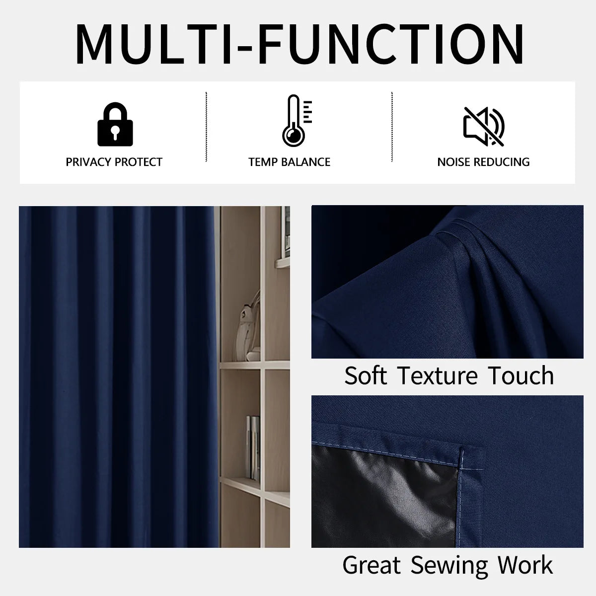 Thermal Waterproof Blackout Curtain