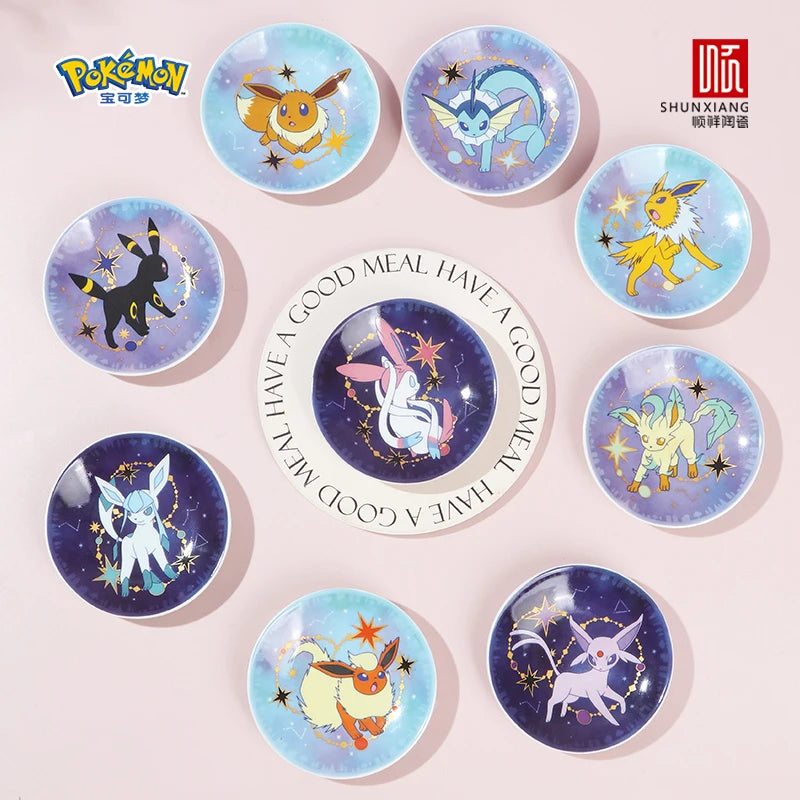 Anime-Inspired 9-Piece Ceramic Dinnerware Set