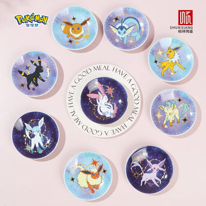 Anime-Inspired 9-Piece Ceramic Dinnerware Set