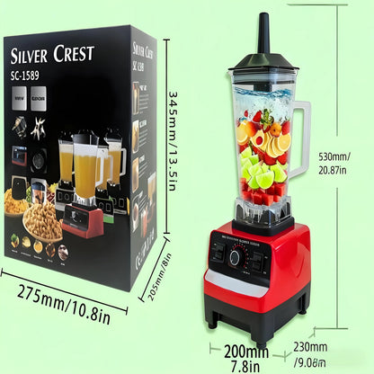 2-Liter High-Power Blender and Food Processor