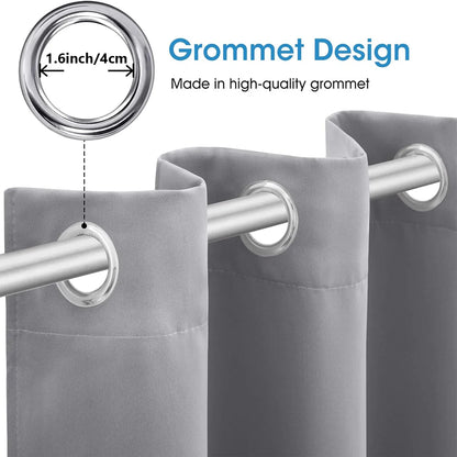 Set of 4 Thermal Blackout Curtains