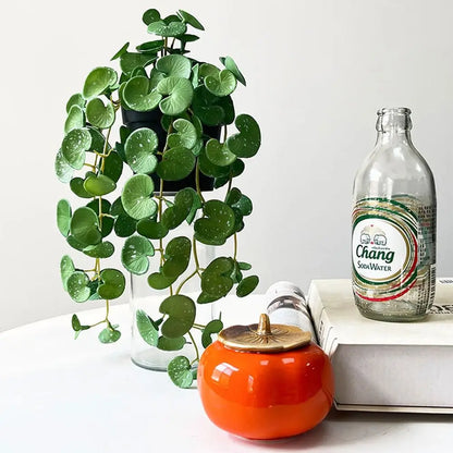 Artificial Coin Grass Wall Hanging
