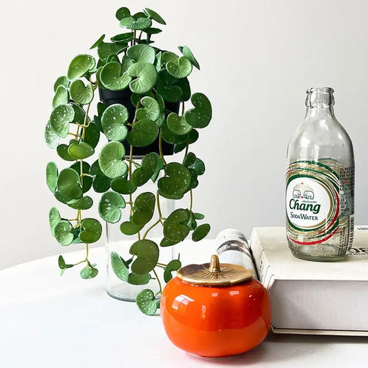 Artificial Coin Grass Wall Hanging