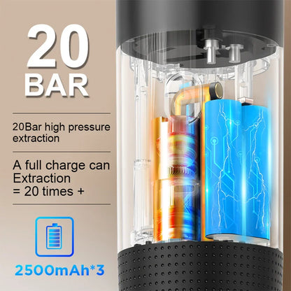 Portable 3-in-1 Espresso Coffee Maker