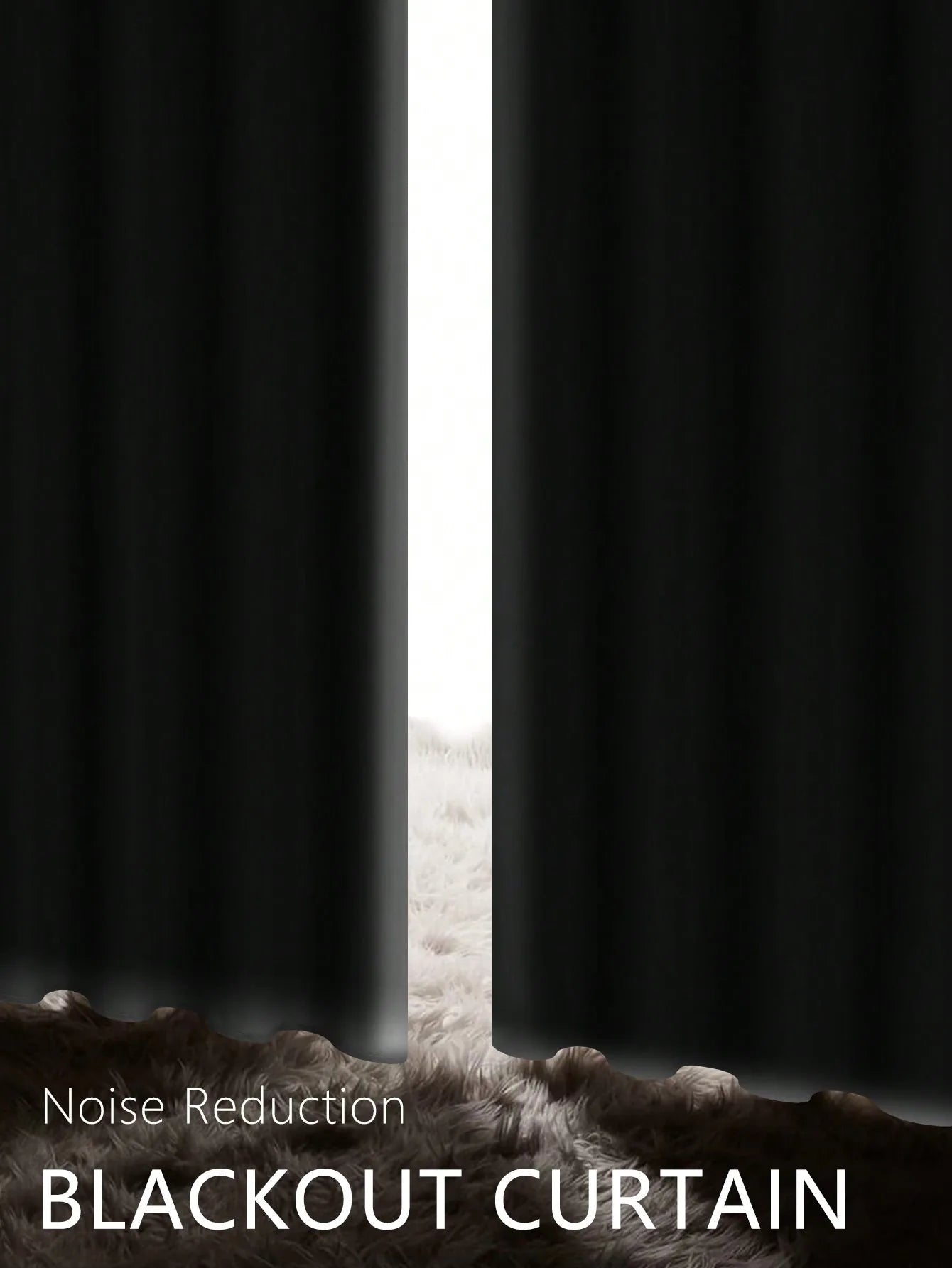Solid Blackout Grommet Curtain