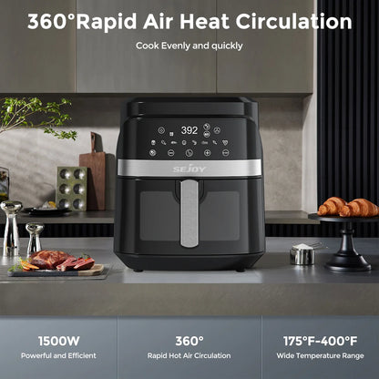6-Quart 8-in-1 Digital Air Fryer