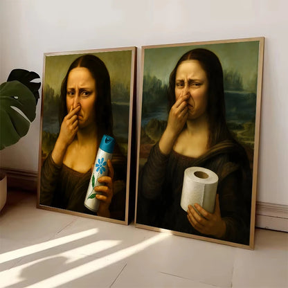 Humorous Vintage Bathroom Wall Art