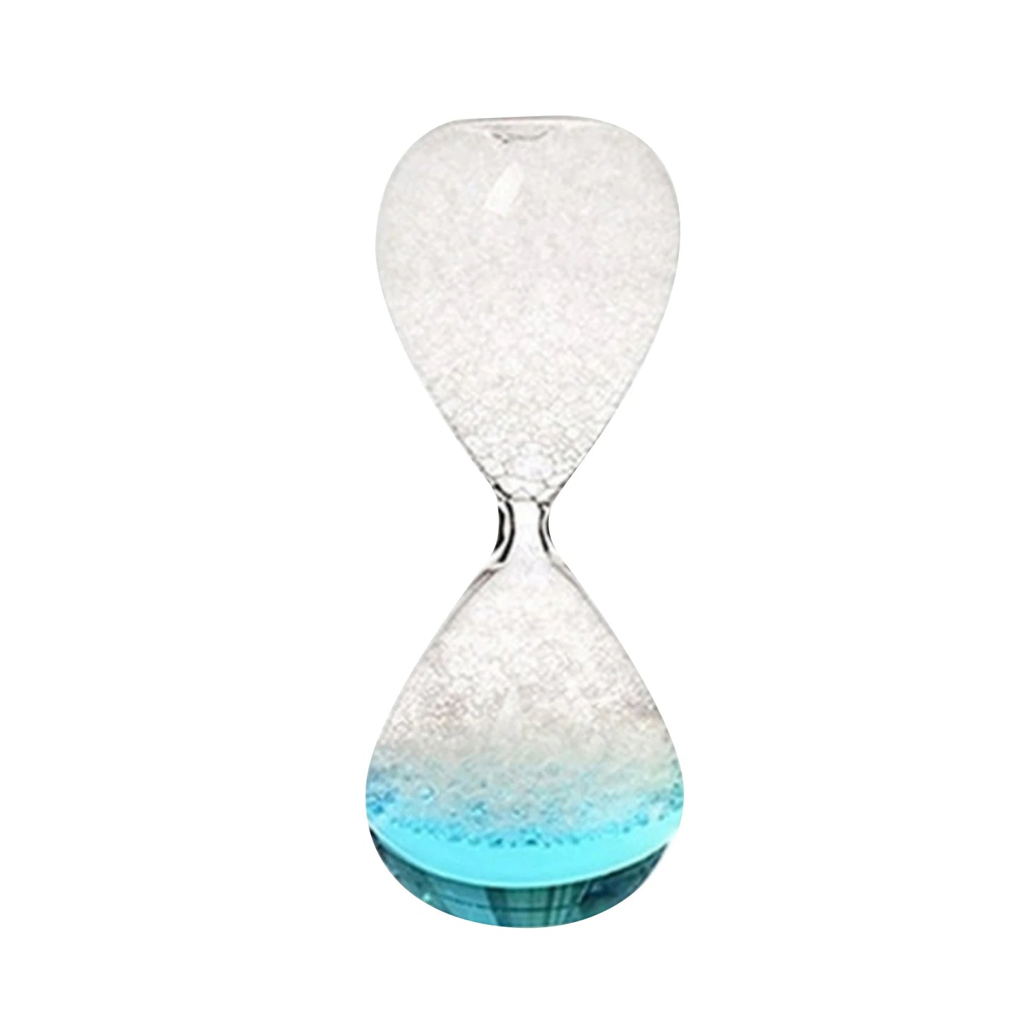 Crystal Bubble Hourglass Decor