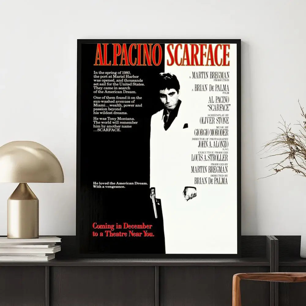 Waterproof Vintage Movie Poster Wall Decal