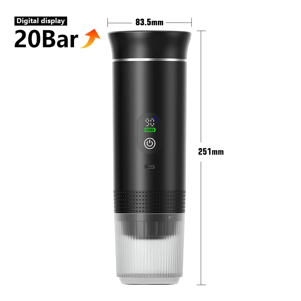 Portable 3-in-1 Espresso Coffee Maker