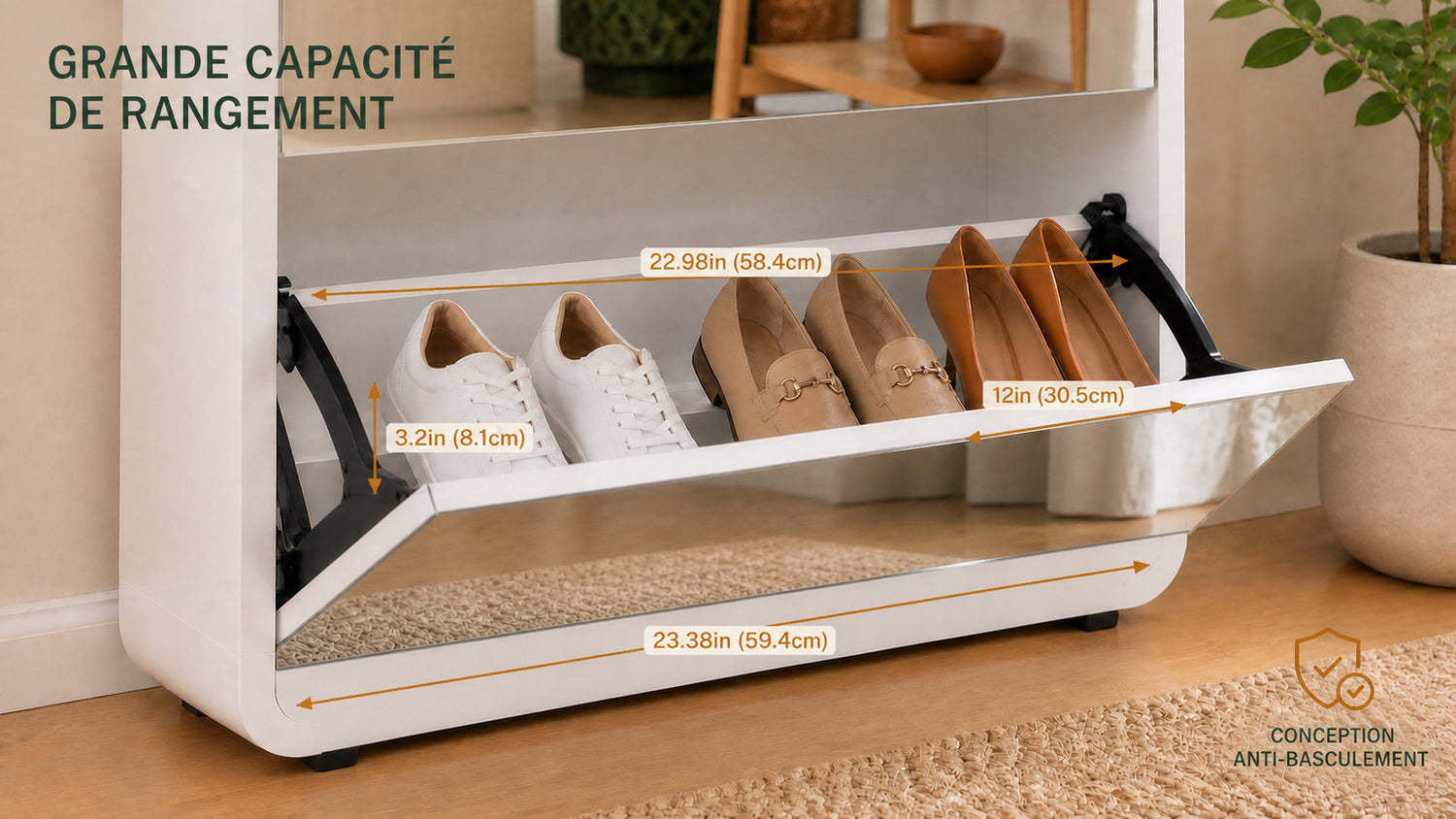 Orenovia Haven drawer capacity — FR