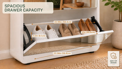 Orenovia Haven — drawer capacity dimensions